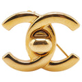Chanel Coco Mark Turnlock Brooch