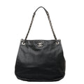 Chanel Coco Mark Punching Leather 2way Shoulder Bag