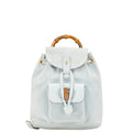 Gucci Bamboo Suede Leather Backpack