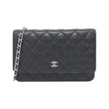 Chanel Timeless Classic Caviar Skin Wallet on Chain