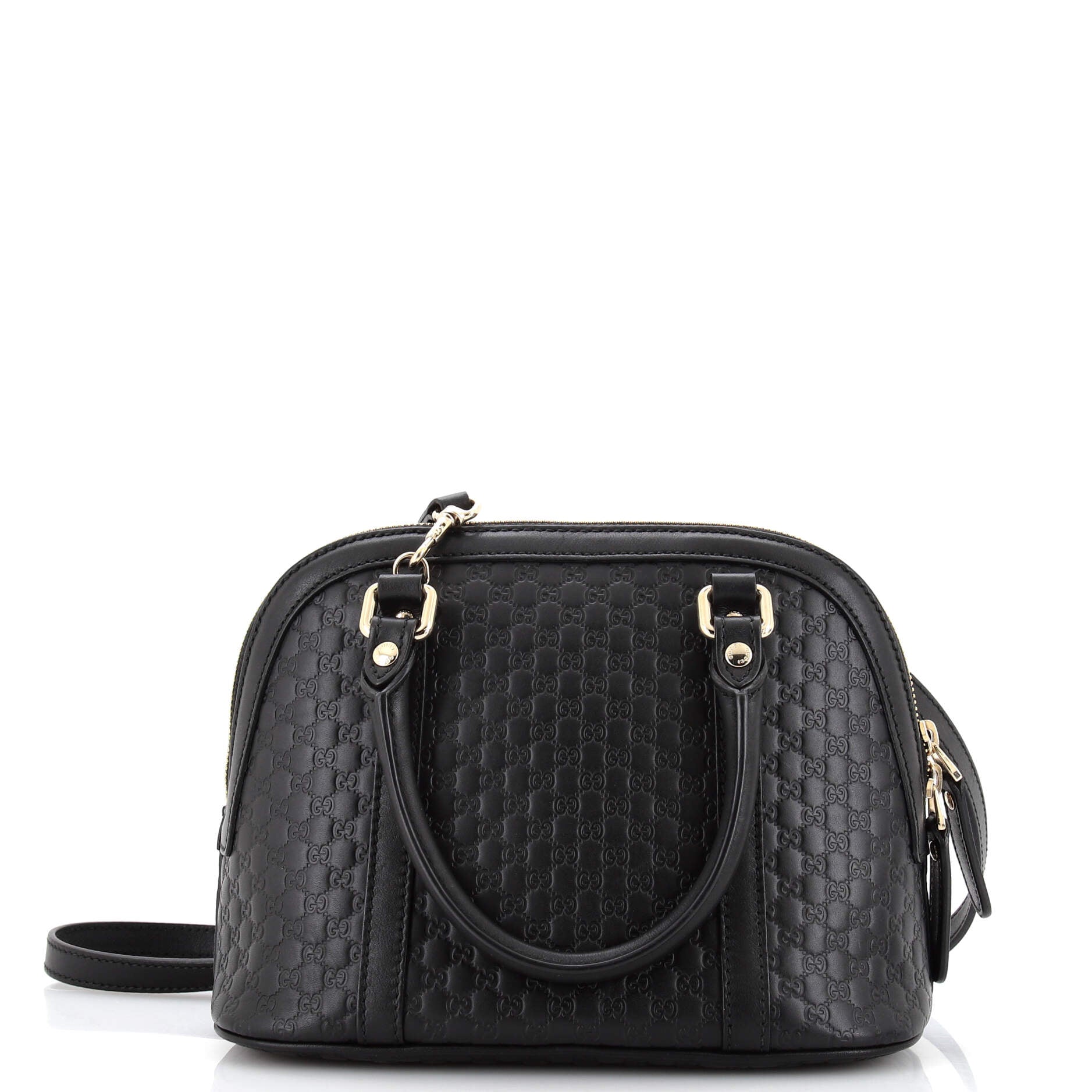 Convertible Dome Satchel (Outlet) Microguccissima Leather Mini