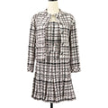 Chanel Coco Mark Button Mix Tweed 2way setup
