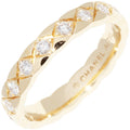 Chanel 18K Yellow Gold Coco Crush Ring J11872 Size 7.5