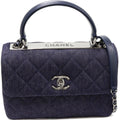 Chanel Denim Canvas Matelassé 2way Bag