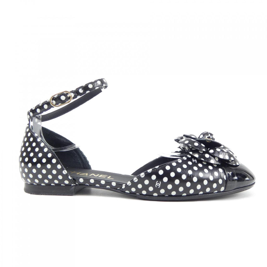 Chanel G45497B15869 Calfskin Patent Calfskin Shoes
