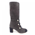 Chanel G32925Y51387 Glitter Calfskin Long Boots