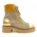 Chanel G36536Y54431 Suede Calfskin Velvet Boots