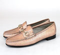 Gucci Salmon Crackled Leather Shoe