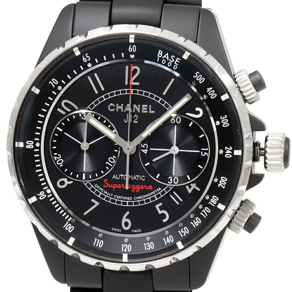 Chanel Black Ceramic J12 Superleggera Watch H3409