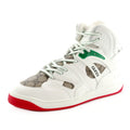 Men's Gucci Basket High-Top Sneakers GG Coated Canvas and Demetra