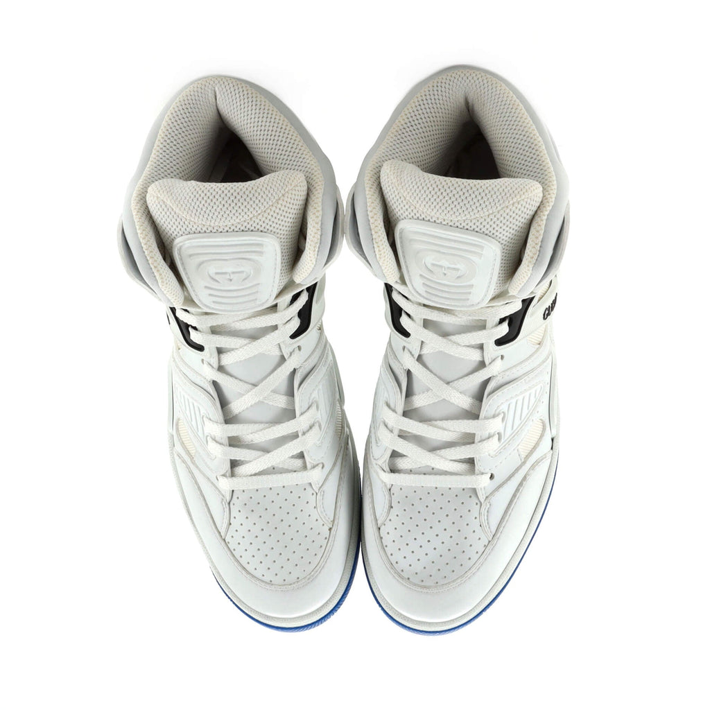 Men's Gucci Basket High-Top Sneakers Demetra with Fabric