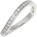 Chanel Ruban de Chanel Pt950 Diamond Ring Size 8.5