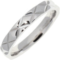 Chanel Matelasse Pt950 Ring Size 18