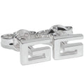 Gucci G Logo K18WG Stud Earrings