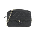 Chanel Timeless Classic Line Caviar Skin Chain Clutch