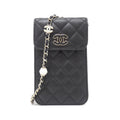 Chanel AP3228 Satin Finish Lambskin Phone Case