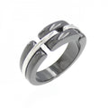 Chanel Ultra Collection 750 White Gold Ceramic Ring