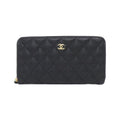 Chanel Timeless Classic Caviar Skin Long Wallet