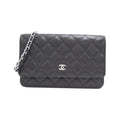Chanel Timeless Classic Caviar Skin Chain Wallet