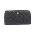 Chanel Timeless Classic Caviar Skin Long Wallet
