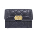 Chanel Boy Chanel Caviar Skin Wallet