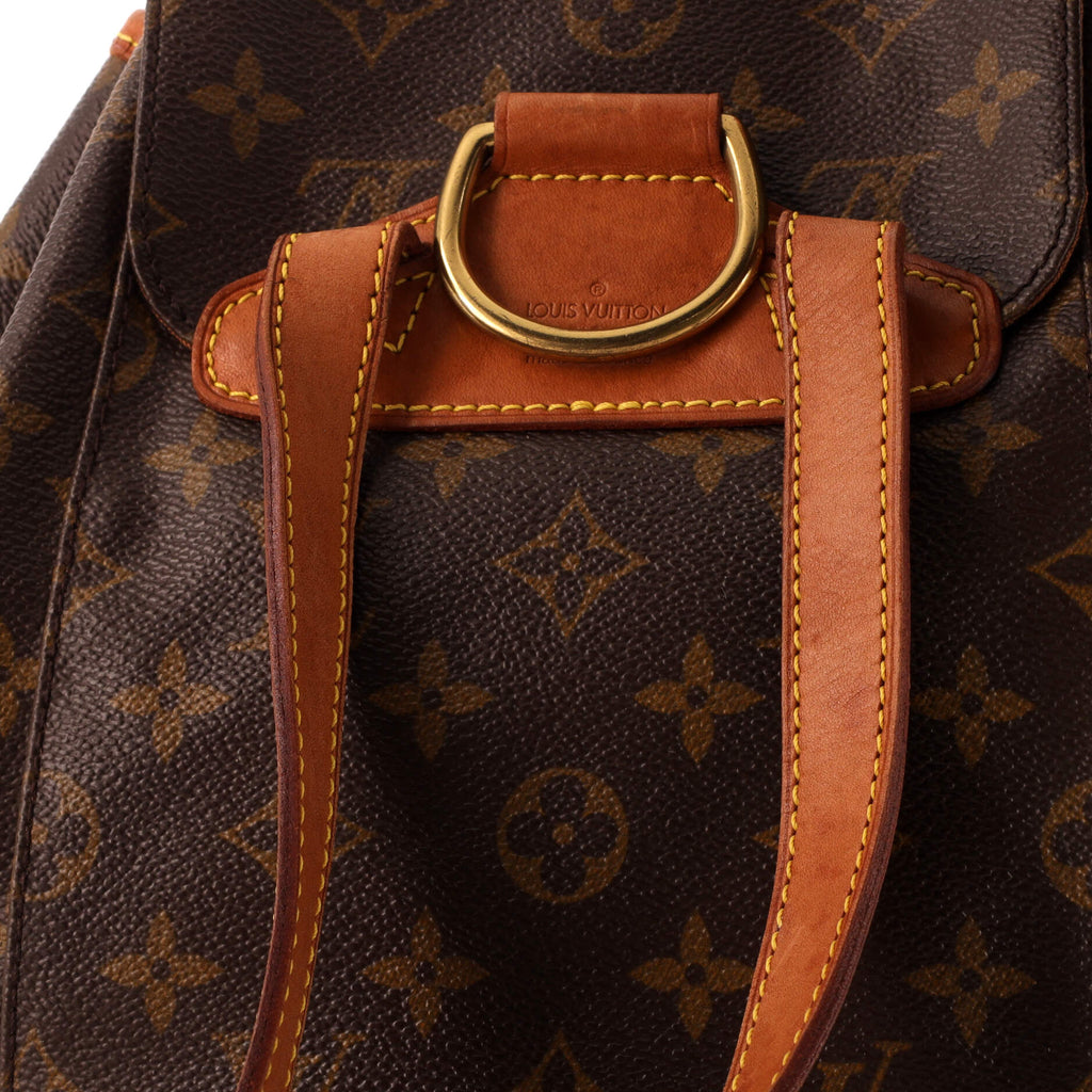 Louis Vuitton Vintage Montsouris Backpack Monogram Canvas MM