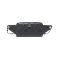 Chanel Belt Wallet Shiny Crumpled Lamb Wallet