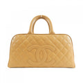 Chanel Caviar Skin Boston Bag Calfskin Handbag