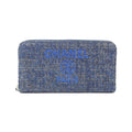 Chanel Deauville Line Canvas Long Wallet