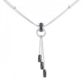 Chanel Ultra Collection 750 White Gold Ceramic Diamond Necklace
