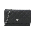 Chanel Chain Wallet Caviar Skin Wallet