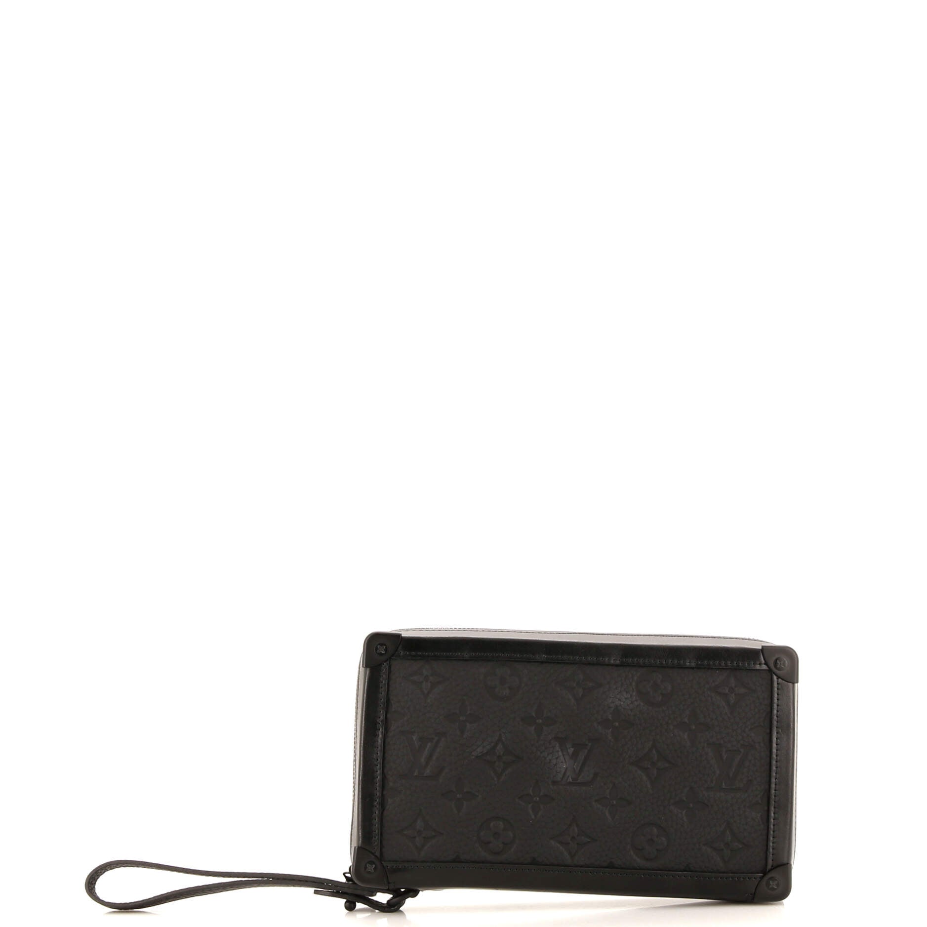 Louis Vuitton Soft Trunk Clutch Monogram Taurillon Leather