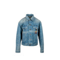 Gucci Size 44 Nautical Logo Pocket Jackie Denim Blue