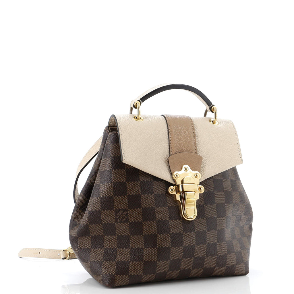 Louis Vuitton Clapton Backpack Damier and Leather