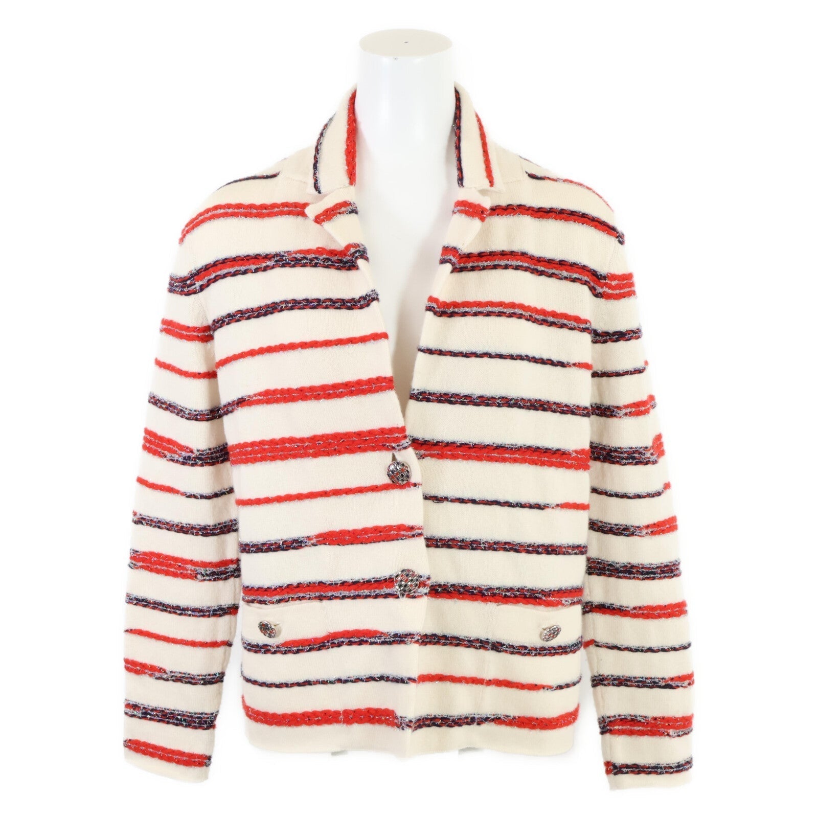 Chanel P64262K60201 Cashmere Knit Jacket