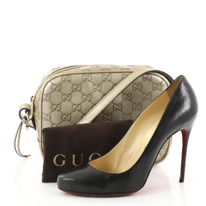 Bree Disco Crossbody Bag Guccissima Leather Mini