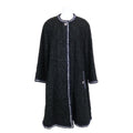 Chanel 22AW P73170V64561 Bijou Button Rayon Long Coat