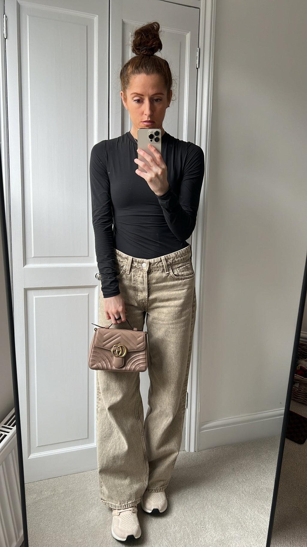 Gucci GG Dusty Pink Marmont Mini Top Handle Bag (RRP £1,890)