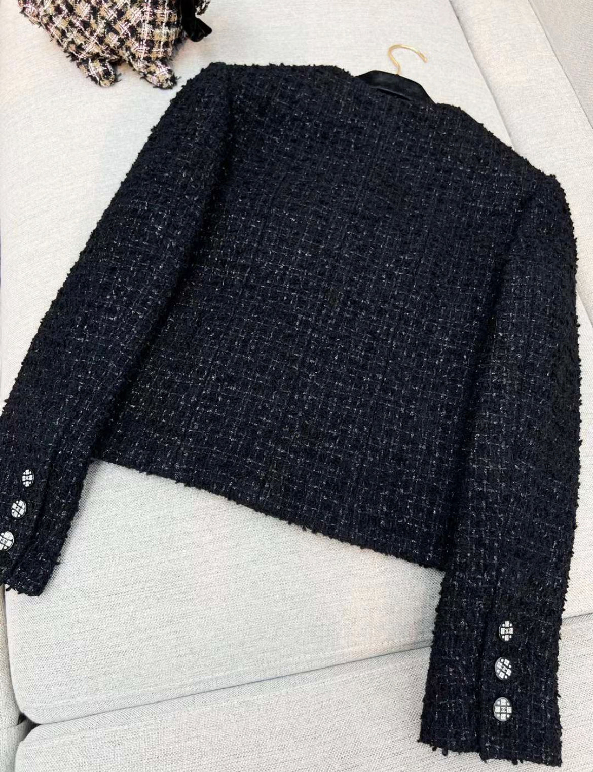 CHANEL 21K LITTLE BLACK JACKET 34 BRAND NEW WITH TAGS