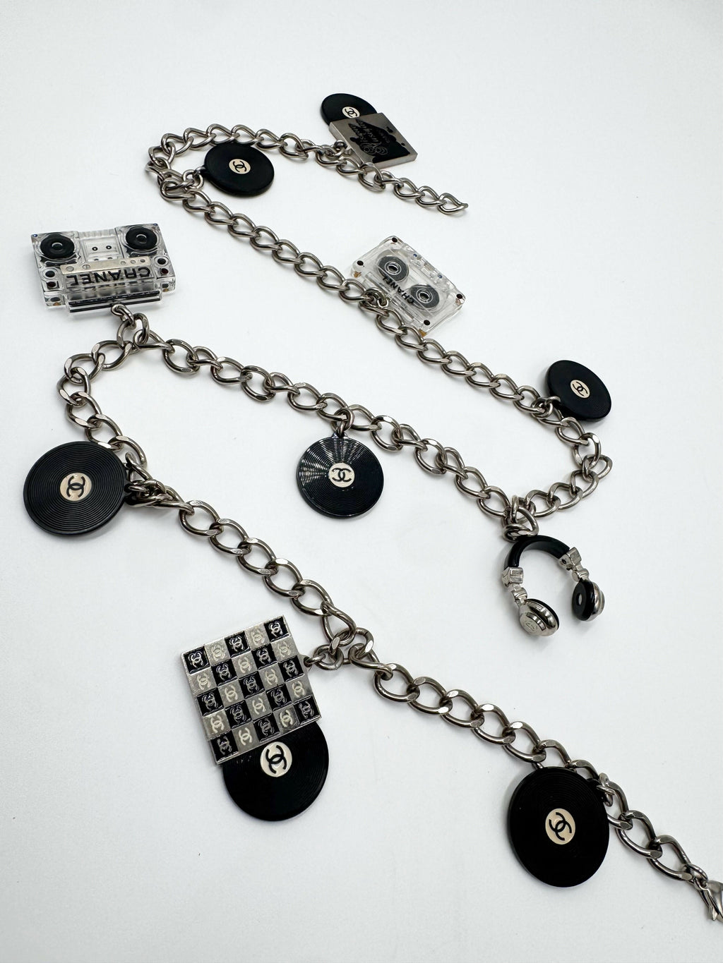 Chanel 2004 Music Motif Chain Necklace Belt