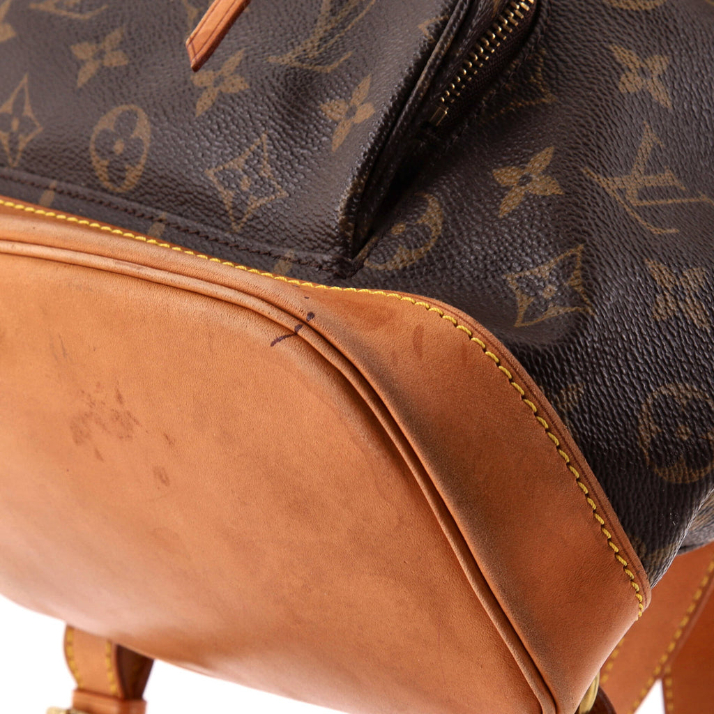 Louis Vuitton Vintage Montsouris Backpack Monogram Canvas PM
