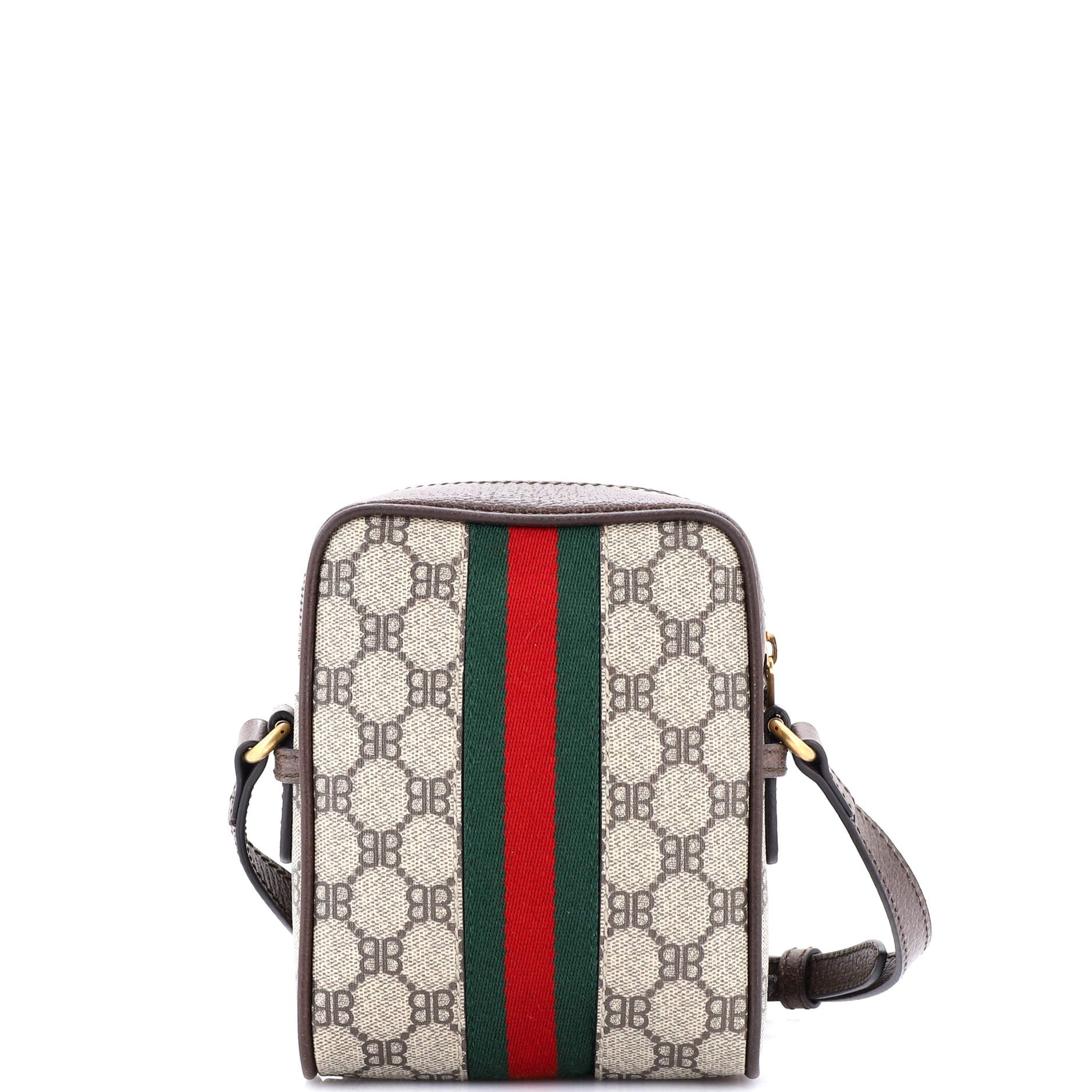 x Gucci The Hacker Project Zip Messenger Bag BB Coated Canvas Mini
