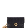 Icon Wallet on Chain Guccissima Leather