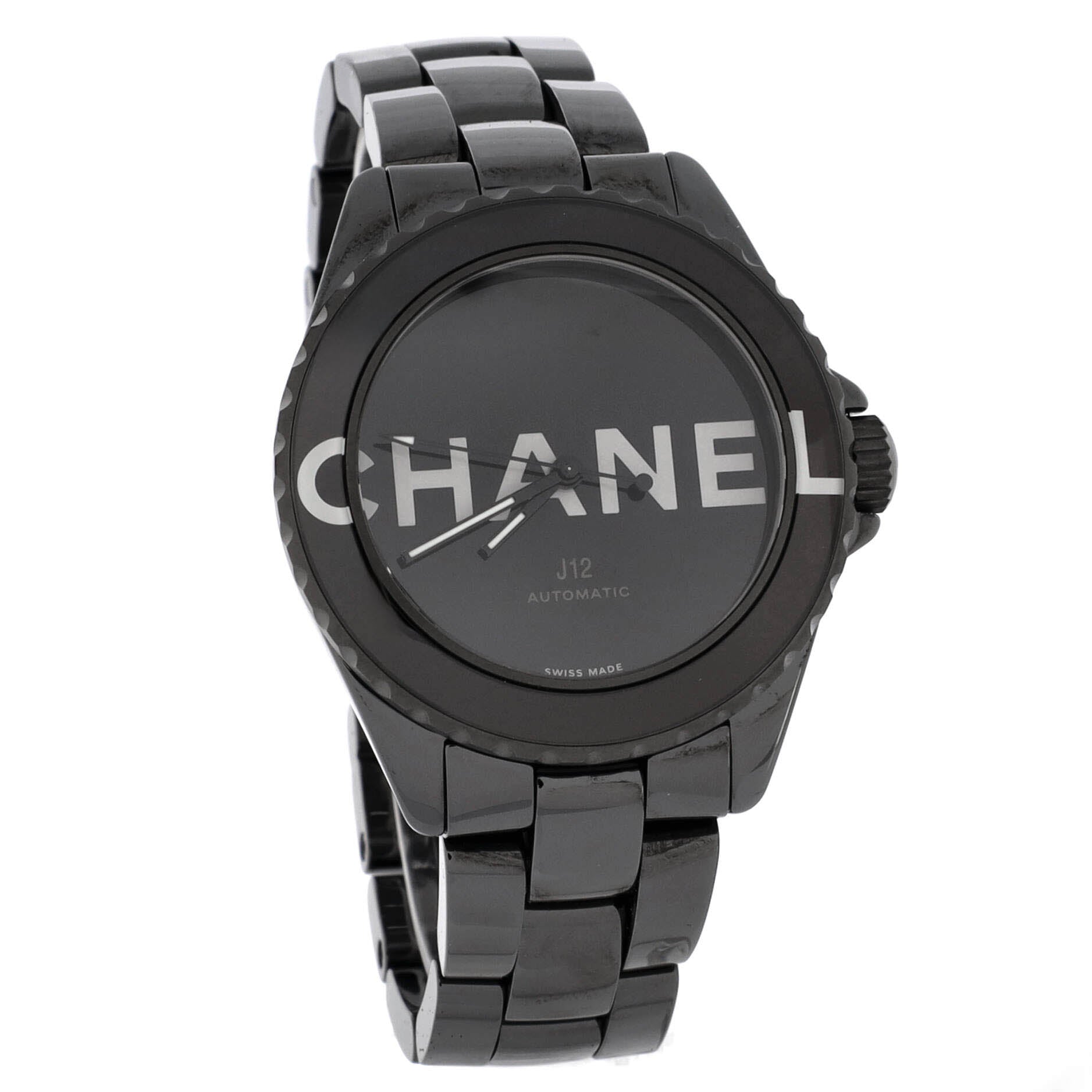 J12 Wanted de Chanel Automatc Watch Ceramic and Stainless Steel 38