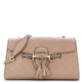Emily Chain Flap Bag Guccissima Leather Medium