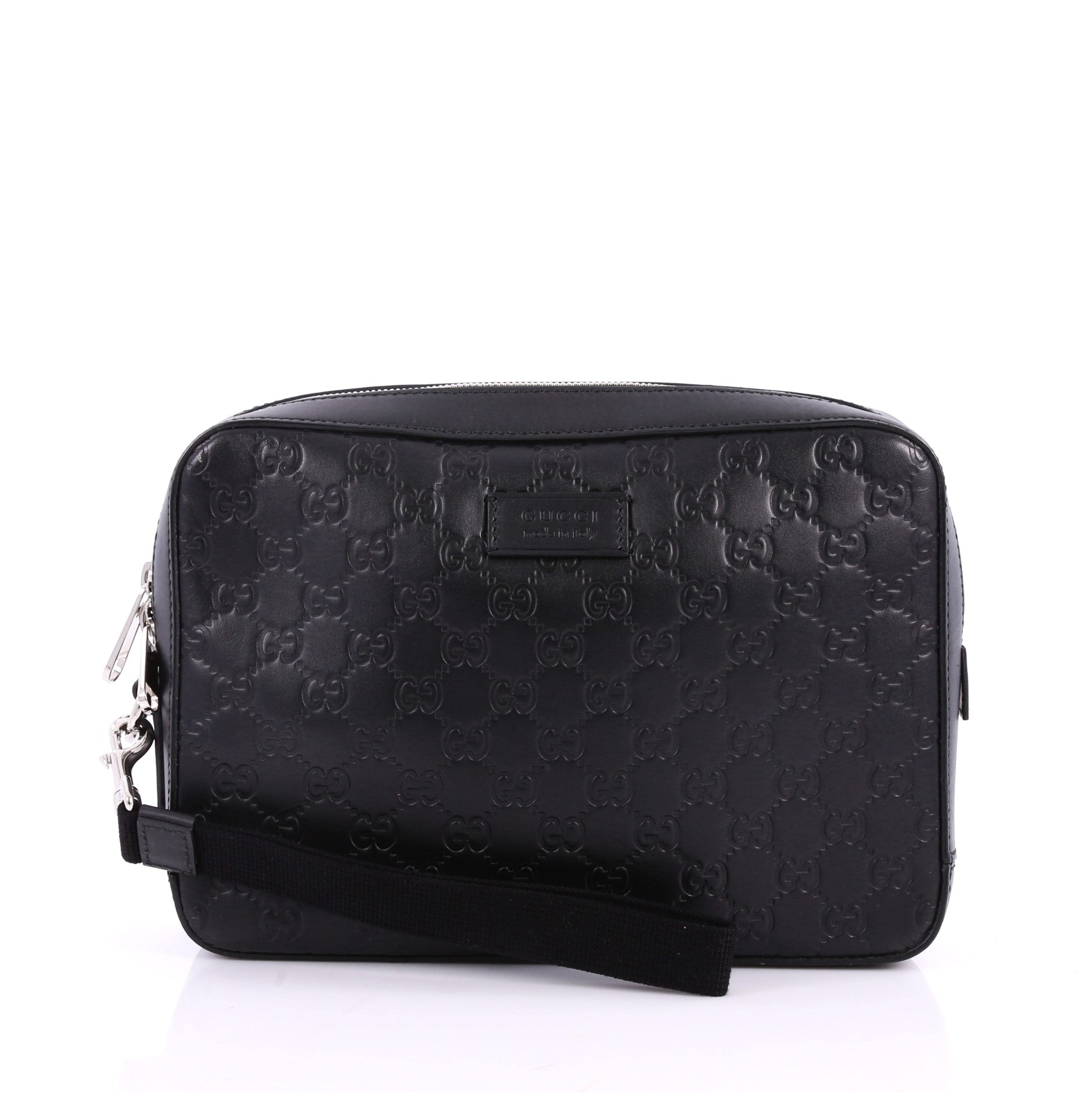 Wristlet Clutch Guccissima Leather