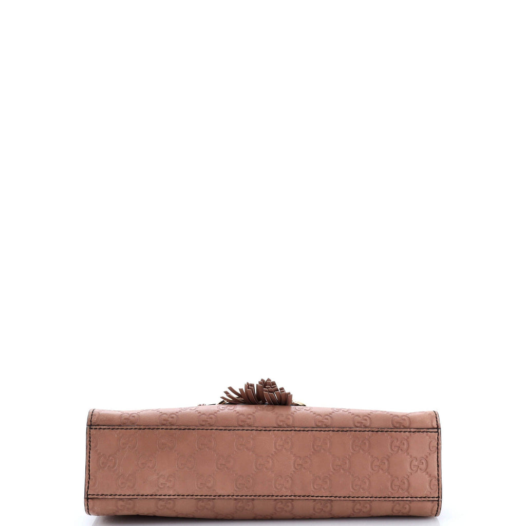 Emily Chain Flap Bag Guccissima Leather Medium
