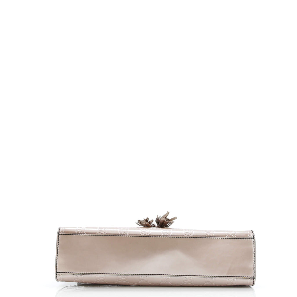 Emily Chain Flap Bag Guccissima Patent Medium