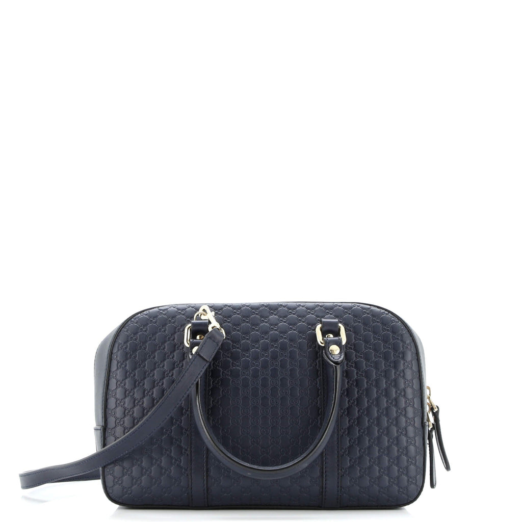 Convertible Top Handle Crossbody Bag Microguccissima Leather Medium