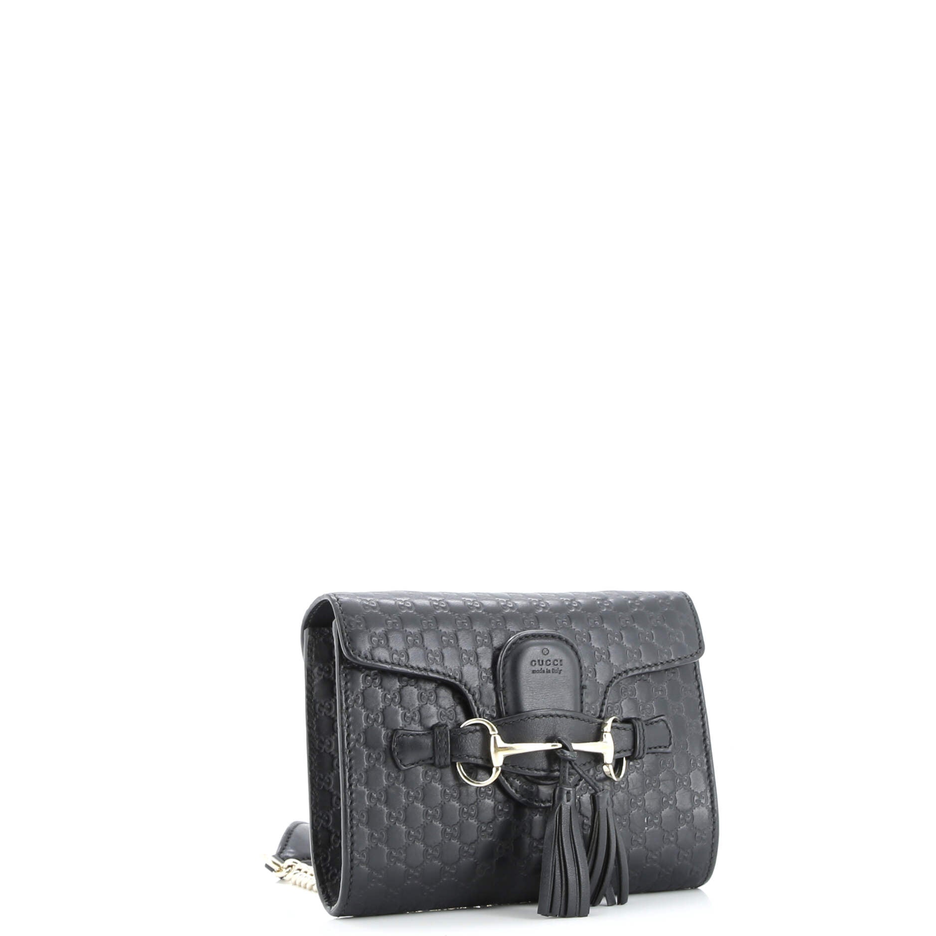 Emily Chain Flap Bag Microguccissima Leather Mini